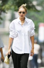GIGI HADID Out and About in New York 08/11/2023