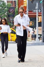 GIGI HADID Out and About in New York 08/11/2023