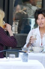 GINA GERSHON Out for Lunch with a Friend at One White Street in New York 08/18/2023