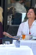 GINA GERSHON Out for Lunch with a Friend at One White Street in New York 08/18/2023