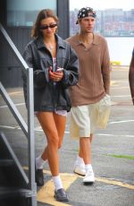 HAILEY and Justin BIEBER Arrives at Air Pegasus Heliport in New York 08/29/2023