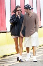 HAILEY and Justin BIEBER Arrives at Air Pegasus Heliport in New York 08/29/2023