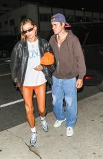 HAILEY and Justin BIEBER Out for Dinner at Giorgio Baldi in Santa Monica 08/16/2023