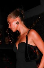 HAILEY BIEBER Out for Dinner at Giorgio Baldi in Santa Monica 08/19/2023