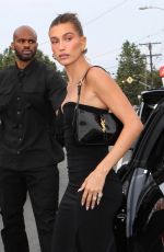 HAILEY BIEBER Out for Dinner at Giorgio Baldi in Santa Monica 08/19/2023