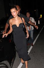 HAILEY BIEBER Out for Dinner at Giorgio Baldi in Santa Monica 08/19/2023