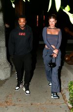 HANNAH STOCKING Arrives at Catch Steakhouse in West Hollywood 08/05/2023