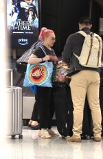 HAYDEN PANETTIERE and Brian Hickerson at LAX Airport 08/25/2023