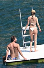 HEATHER GRAHAM and John de Neufville on Holiday on Amalfi Coast 08/22/2023