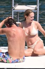 HEATHER GRAHAM and John de Neufville on Holiday on Amalfi Coast 08/22/2023