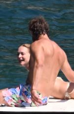 HEATHER GRAHAM and John de Neufville on Holiday on Amalfi Coast 08/22/2023