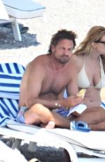 HEATHER GRAHAM and John de Neufville on Holiday on Amalfi Coast 08/22/2023