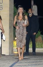HEIDI KLUM Arrivves at Nobu in Malibu 08/19/2023