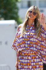 HEIDI KLUM Out and About in Los Angeles 08/22/2023