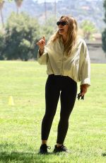 HILARY DUFF at a Park in Sherman Oaks 08/25/2023