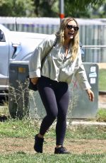 HILARY DUFF at a Park in Sherman Oaks 08/25/2023