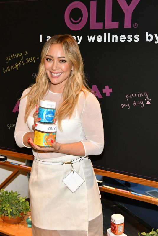 HILARY DUFF at Olly x Hilary Duff Back-to-school Brunch in New York 08/02/2023