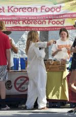 HILARY DUFF Out at Farmer