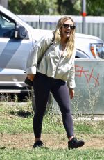 HILARY DUFF Outa at a Park in Sherman Oaks 08/25/2023