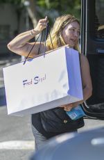 HILARY DUFF Shopping at Fred Segal in Studio City 08/14/2023