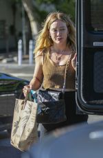 HILARY DUFF Shopping at Fred Segal in Studio City 08/14/2023