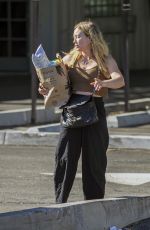 HILARY DUFF Shopping at Fred Segal in Studio City 08/14/2023