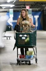 HILARY DUFF Shopping at Whole Foods Market in Studio City 08/23/2023