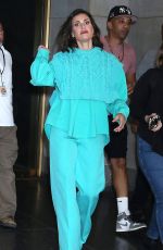 IDINA MENZEL Leaves Today Show in New York 08/17/2023