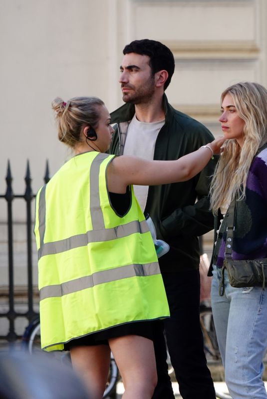 IMOGEN POOTS on the Set of For Life in London 08/23/2023