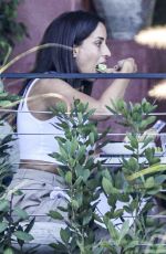 INES DE RAMON Out for Lunch with a Friend at Great White in West Hollywood 08/29/2023