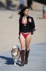 INES TROCCHIA at a Photoshoot in Venice Beach 08/01/2023