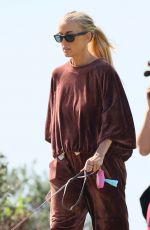 JACQUELINE ELLEN LAST Out with Her Dog in Sydney