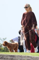 JACQUELINE ELLEN LAST Out with Her Dog in Sydney
