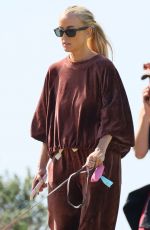 JACQUELINE ELLEN LAST Out with Her Dog in Sydney