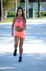 JANET LYNN WEST Workout at a Park in Miami 08/16/2023