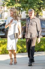 JENNIFER FLAVIN and Sylvester Stallone Arrives at The Family Stallone Set in Calabasas 08/02/2023