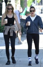 JENNIFER GARNER and Her Fitness Pall out for Power Walk in Brentwood 08/26/2023