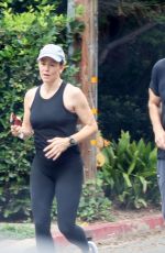 JENNIFER GARNER and John Miller Out Jogging in Brentwood 08/14/2023
