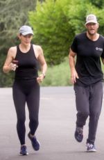 JENNIFER GARNER and John Miller Out Jogging in Brentwood 08/14/2023