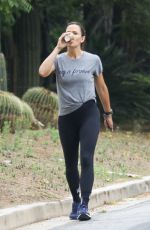JENNIFER GARNER Out for Early Morning Walk in Brentwood 08/24/2023