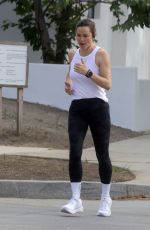JENNIFER GARNER Out on Morning Run in Los Angeles 08/13/2023