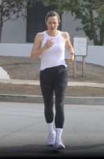 JENNIFER GARNER Out on Morning Run in Los Angeles 08/13/2023