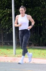 JENNIFER GARNER Out on Morning Run in Los Angeles 08/13/2023