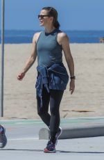 JENNIFER GARNER Out with a Friend at Santa Monica Beach 08/22/2023