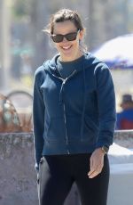 JENNIFER GARNER Out with a Friend at Santa Monica Beach 08/22/2023