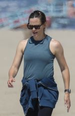 JENNIFER GARNER Out with a Friend at Santa Monica Beach 08/22/2023