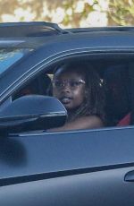 JENNIFER HUDSON Out Driving Her New Lamborghini Urus in Los Angeles 08/03/2023