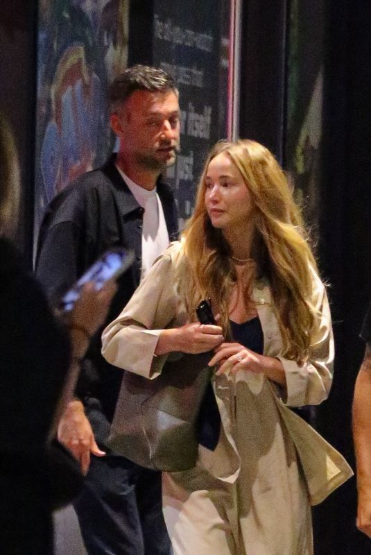 JENNIFER LAWRENCE and Cooke Maroney Out for Dinner in New York 08/23/2023