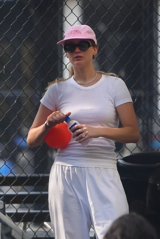 JENNIFER LAWRENCE at a Playground in New York 08/21/2023
