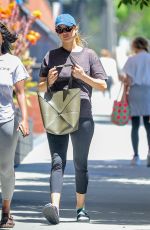 JENNIFER LAWRENCE Heading to Pilates Studio with a Friend in Los Angeles 08/04/2023